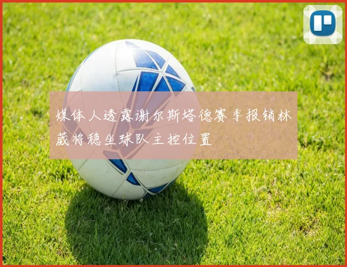 媒体人透露谢尔斯塔德赛季报销林葳将稳坐球队主控位置